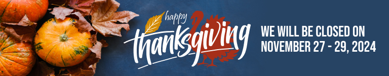  We will be closed on November 27th, 28th and 29th for Thanksgiving | DrivenMotos Auto Care Clinic 