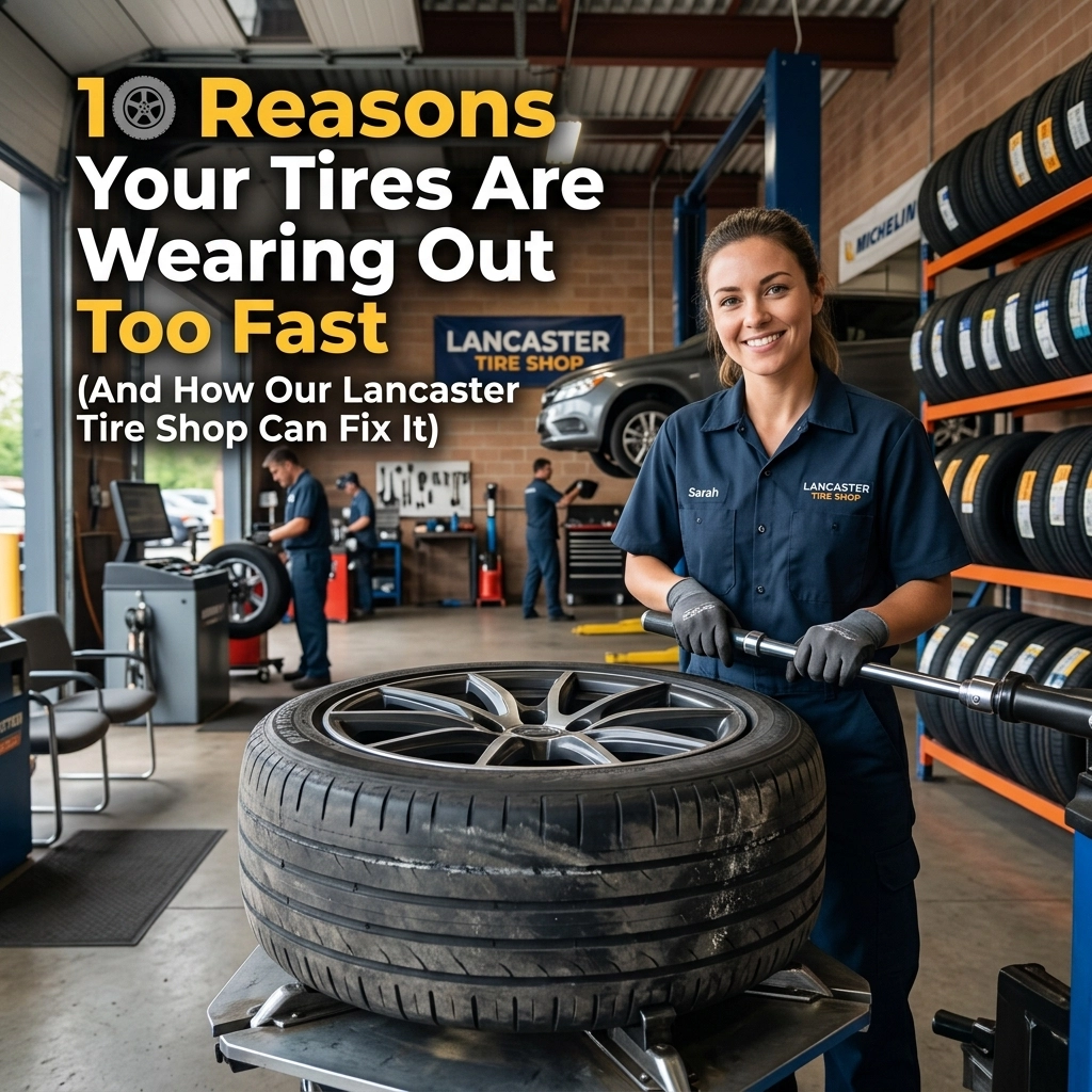 10 Reasons Your Tires Are Wearing Out Too Fast (And How Our Lancaster Tire Shop Can Fix It)